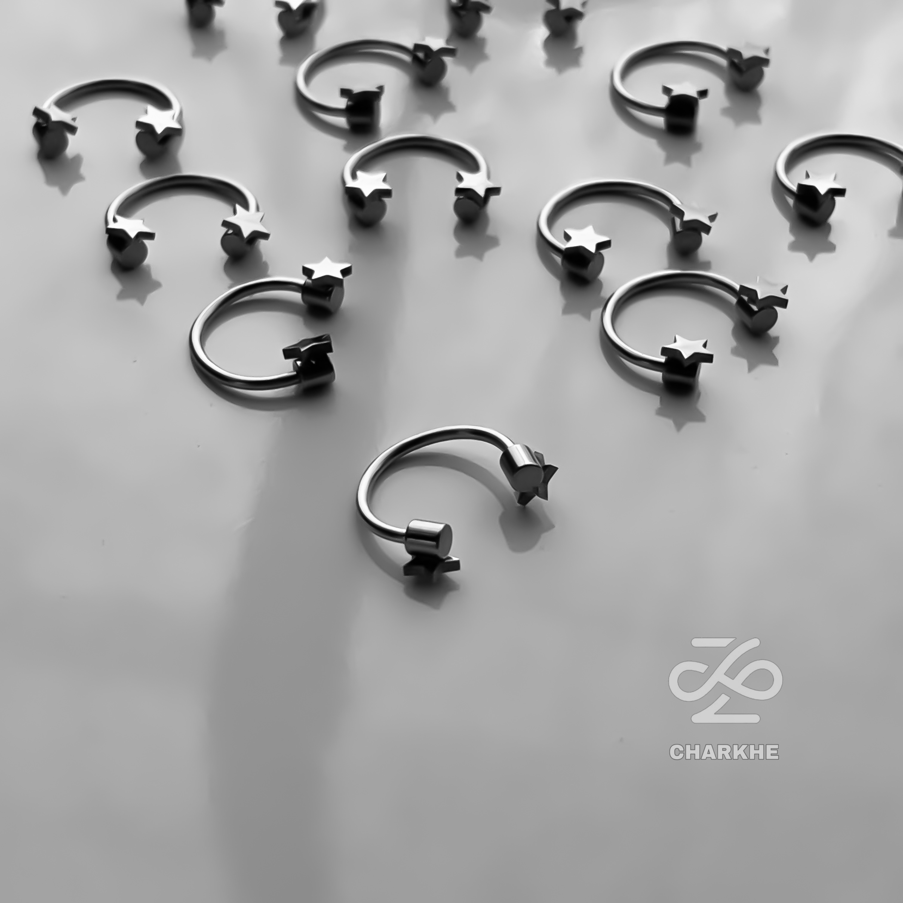 پیرسینگ ستاره نعلی سپتام دیث اسمایل