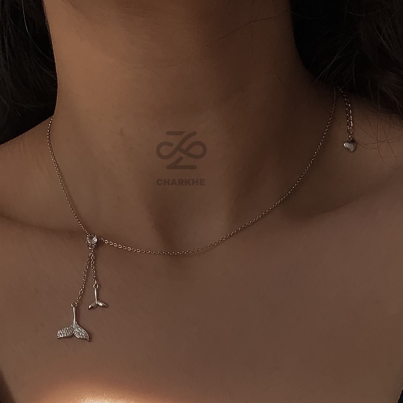 گردنبند دم وال برند CM