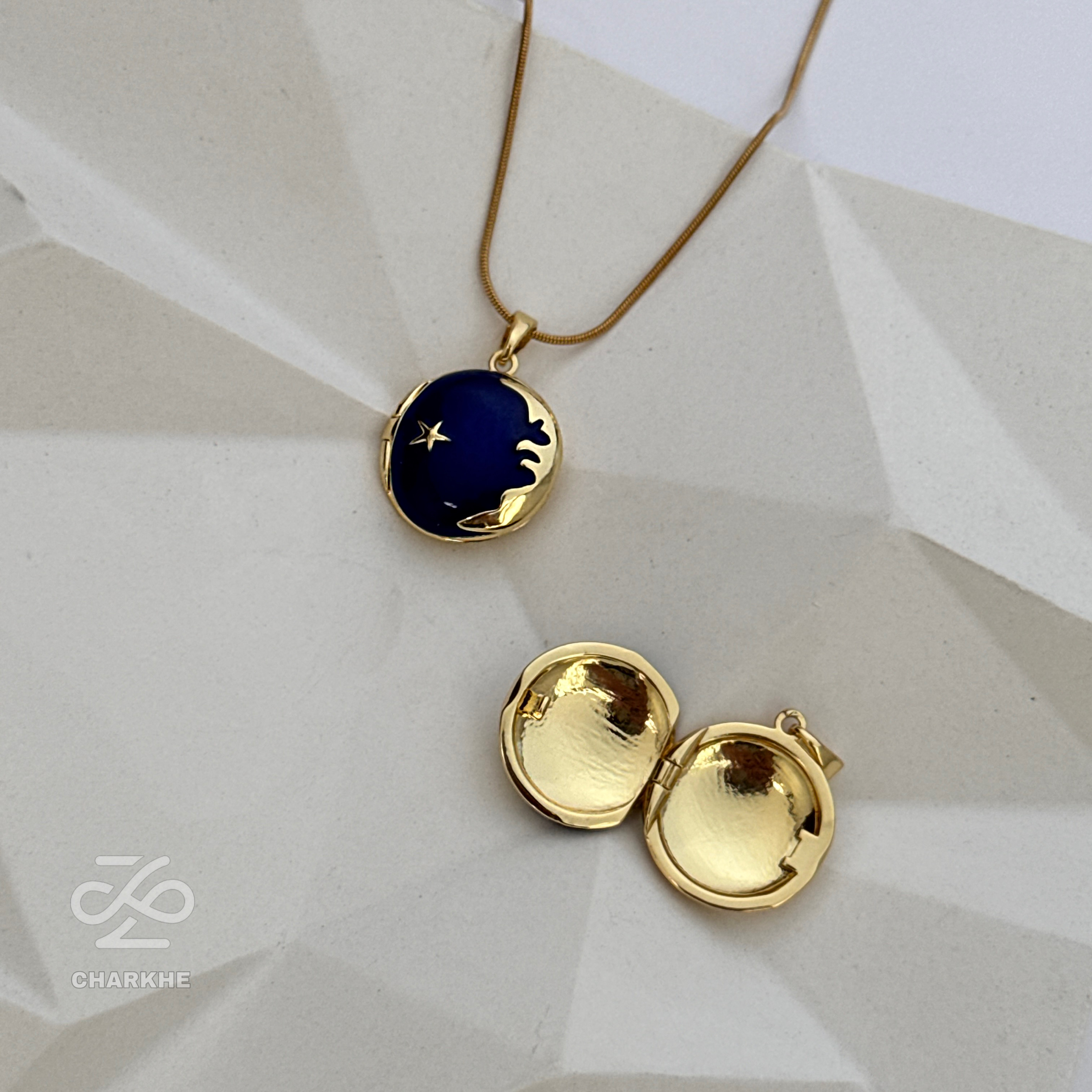 گردنبند لاکت ماه ستاره