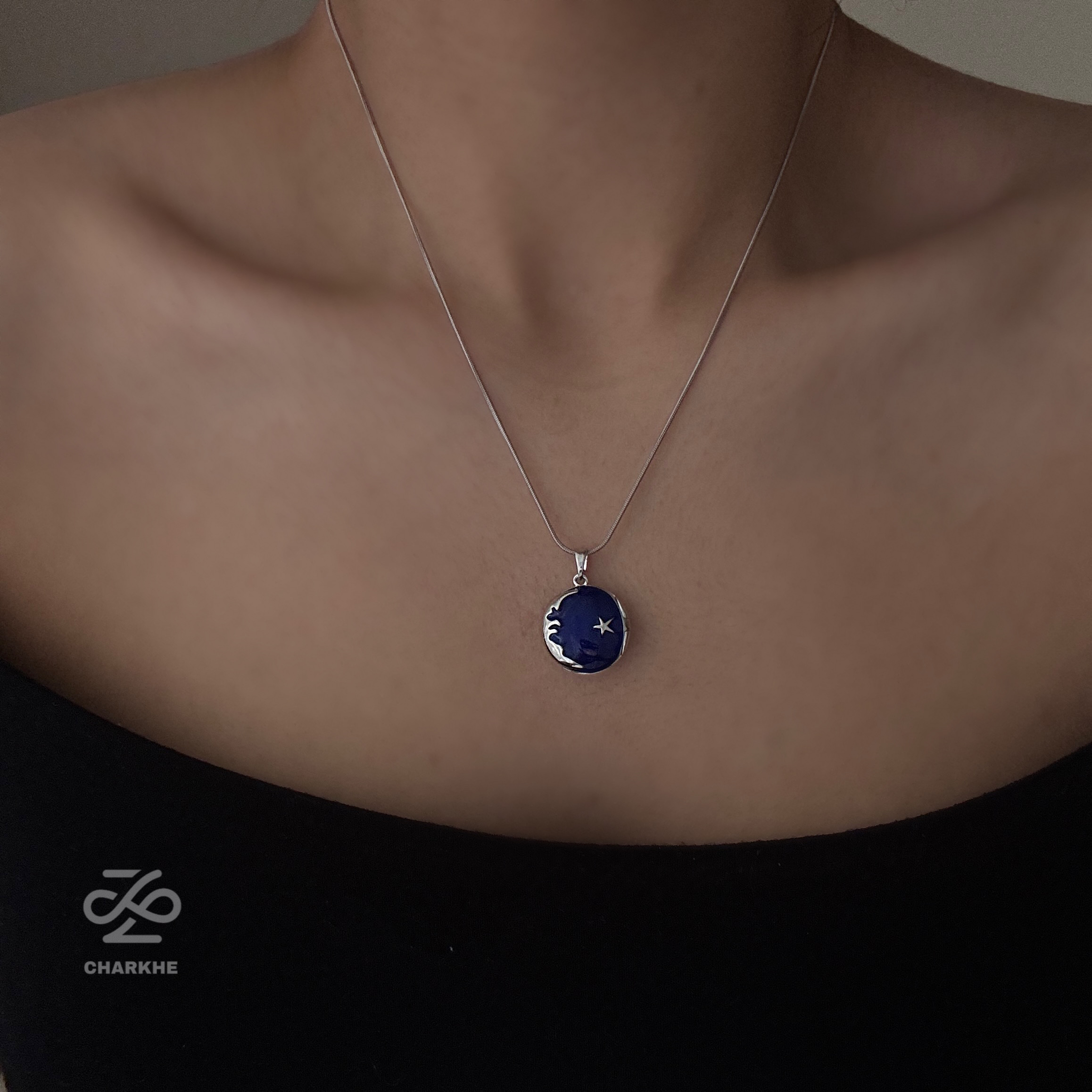 گردنبند لاکت ماه ستاره
