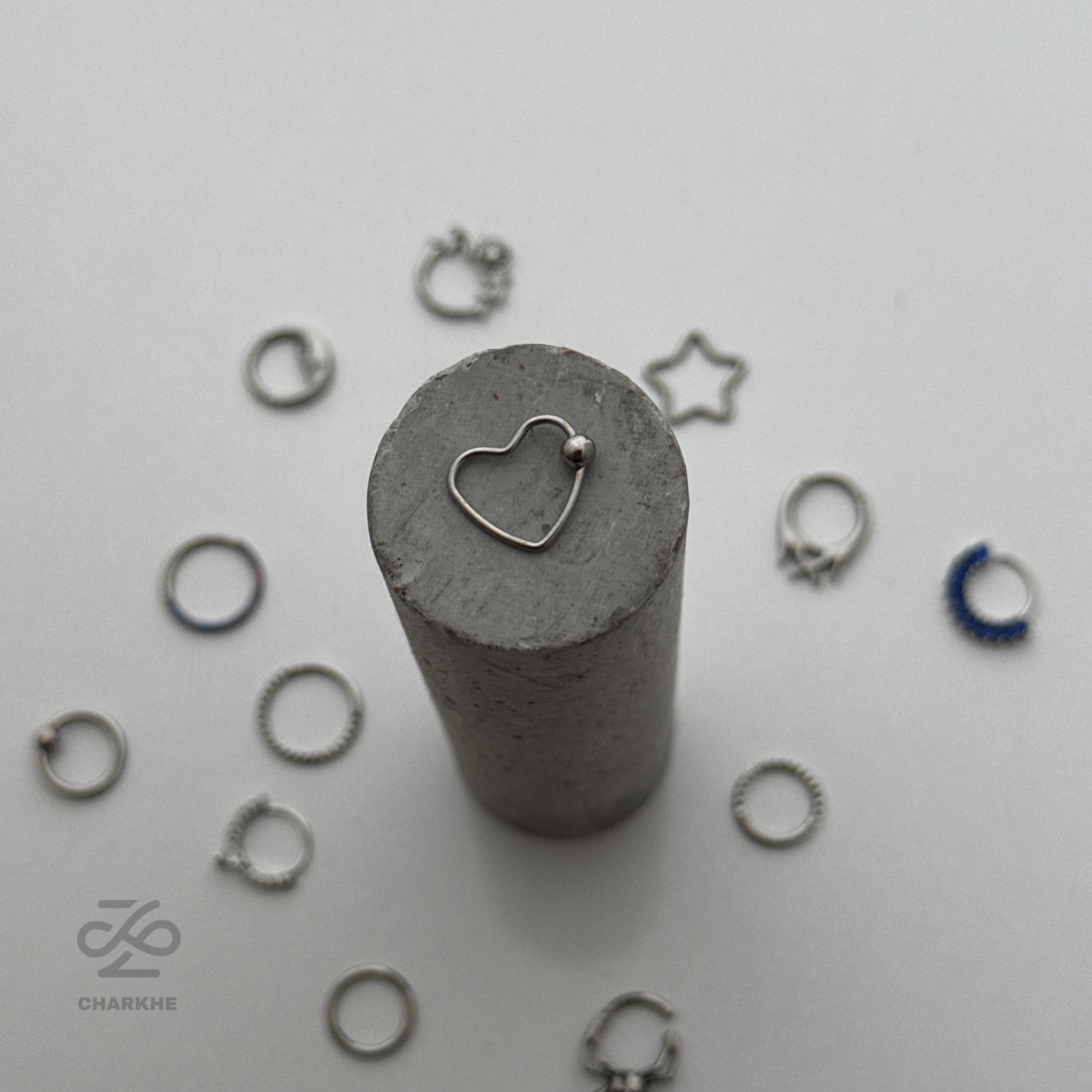 پیرسینگ قلب Captive Bead Ring