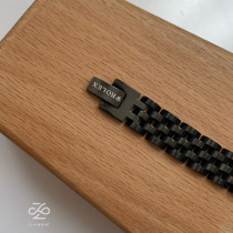 دستبند استیل رولکس مشکی