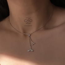 گردنبند دم وال برند CM