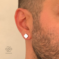پیرسینگ مگنتی مربع استیل