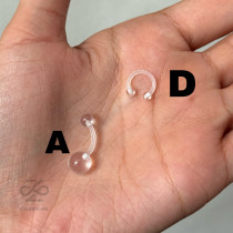 پیرسینگ سیلیکونی ناف سیلیکونی بینی