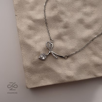 گردنبند پاپیون قلبی